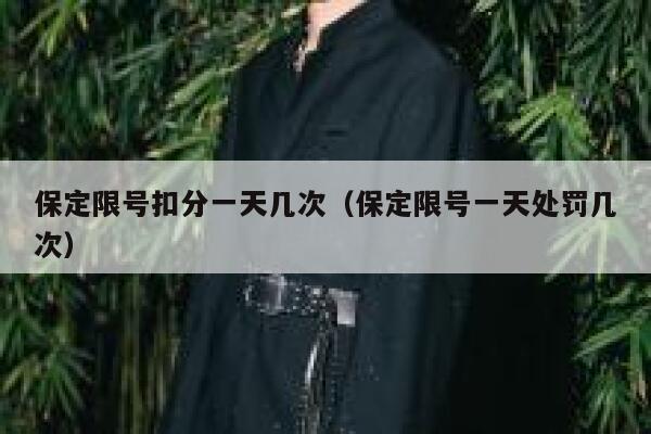 保定限号扣分一天几次（保定限号一天处罚几次） 第1张