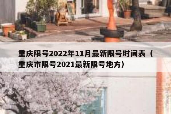 重庆限号2022年11月最新限号时间表（重庆市限号2021最新限号地方） 第1张