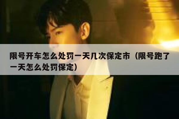限号开车怎么处罚一天几次保定市（限号跑了一天怎么处罚保定） 第1张