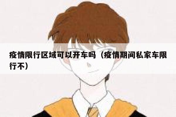 疫情限行区域可以开车吗（疫情期间私家车限行不） 第1张