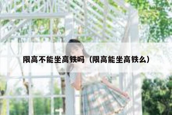 限高不能坐高铁吗(限高能坐高铁么) 第1张 限高不能坐高铁吗(限高能坐高铁么) 第1张