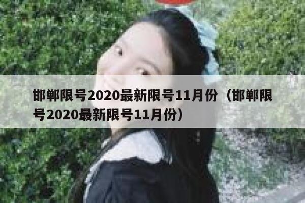 邯郸限号2020最新限号11月份(邯郸限号2020最新限号11月份) 第1张 邯郸限号2020最新限号11月份(邯郸限号2020最新限号11月份) 第1张