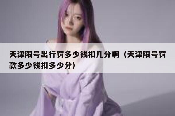 天津限号出行罚多少钱扣几分啊（天津限号罚款多少钱扣多少分） 第1张