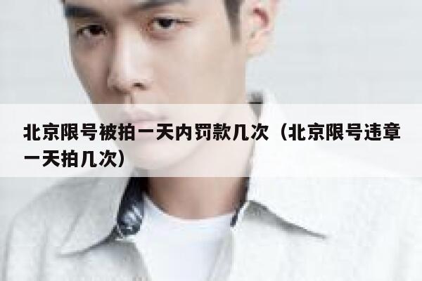 北京限号被拍一天内罚款几次(北京限号违章一天拍几次) 第1张 北京限号被拍一天内罚款几次(北京限号违章一天拍几次) 第1张