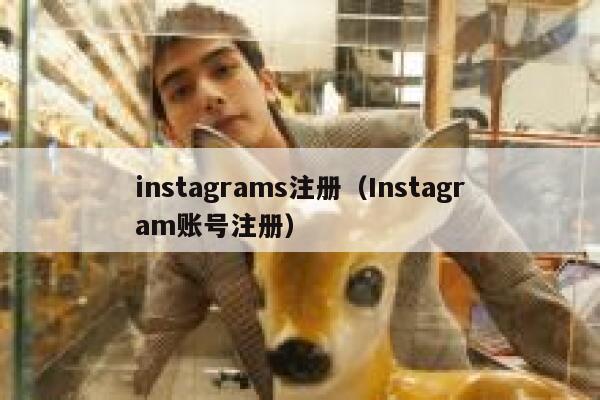 instagrams注册（Instagram账号注册） 第1张