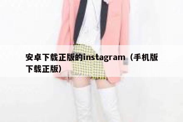 安卓下载正版的instagram（手机版下载正版） 第1张
