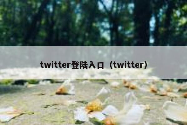 twitter登陆入口（twitter） 第1张