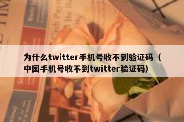 为什么twitter手机号收不到验证码（中国手机号收不到twitter验证码） 第1张