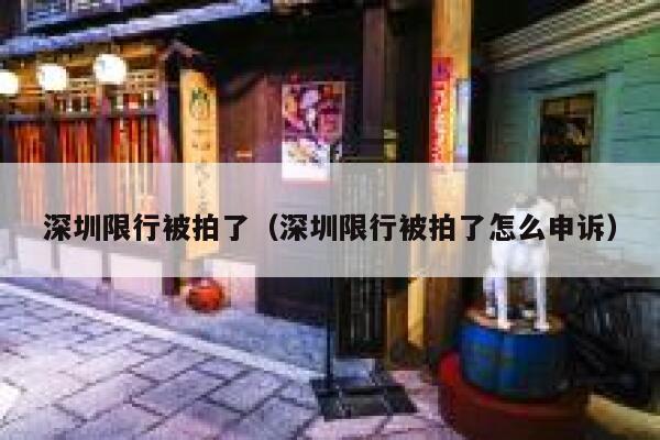 深圳限行被拍了（深圳限行被拍了怎么申诉） 第1张