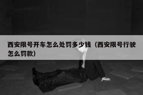 西安限号开车怎么处罚多少钱（西安限号行驶怎么罚款） 第1张