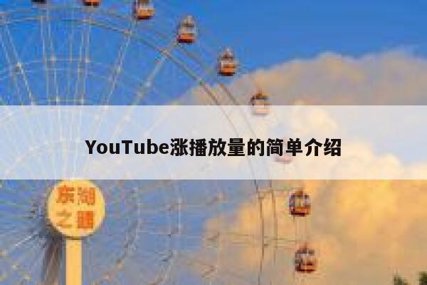 YouTube涨播放量的简单介绍 第1张