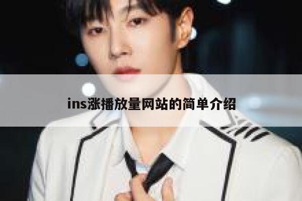 ins涨播放量网站的简单介绍 第1张