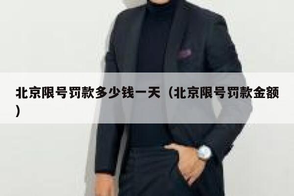 北京限号罚款多少钱一天（北京限号罚款金额） 第1张