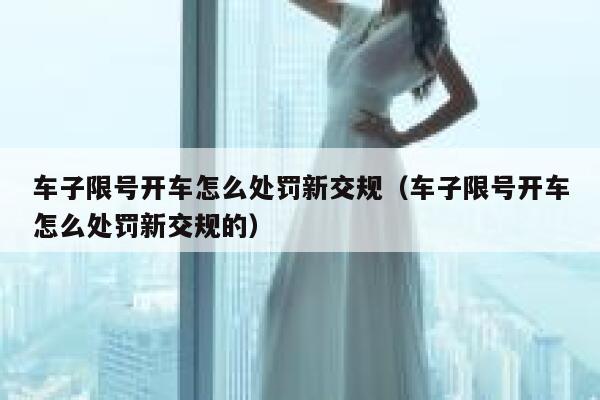 车子限号开车怎么处罚新交规（车子限号开车怎么处罚新交规的） 第1张