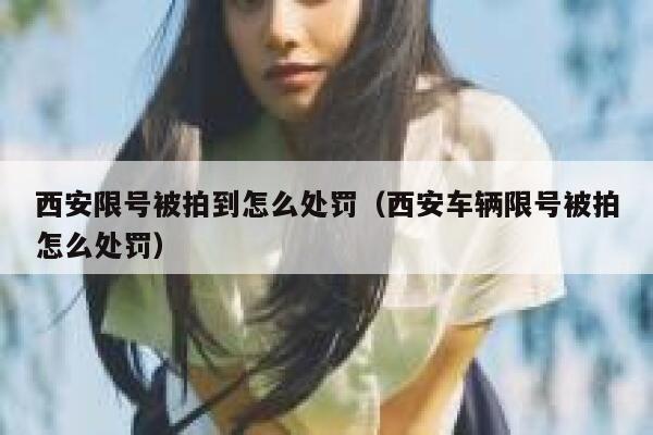 西安限号被拍到怎么处罚(西安车辆限号被拍怎么处罚) 第1张 西安限号被拍到怎么处罚(西安车辆限号被拍怎么处罚) 第1张