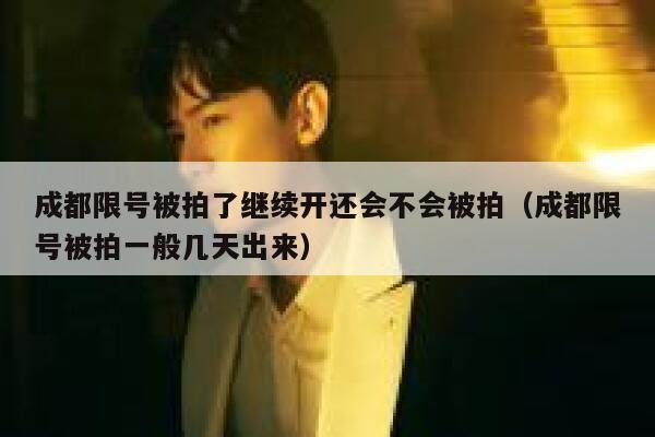 成都限号被拍了继续开还会不会被拍（成都限号被拍一般几天出来） 第1张