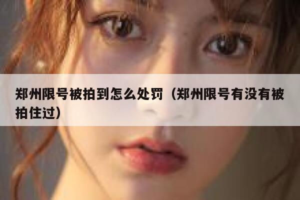 郑州限号被拍到怎么处罚(郑州限号有没有被拍住过) 第1张 郑州限号被拍到怎么处罚(郑州限号有没有被拍住过) 第1张