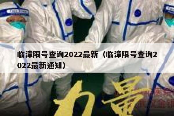 临漳限号查询2022最新（临漳限号查询2022最新通知） 第1张