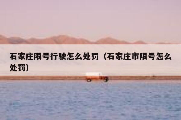 石家庄限号行驶怎么处罚（石家庄市限号怎么处罚） 第1张