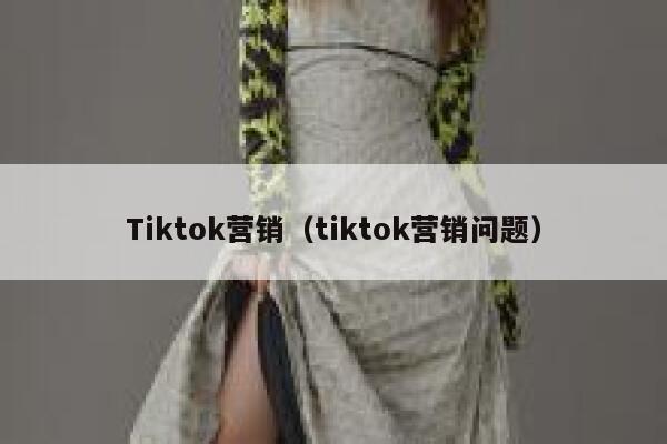 Tiktok营销（tiktok营销问题） 第1张