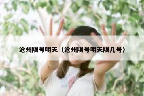 沧州限号明天（沧州限号明天限几号） 第1张