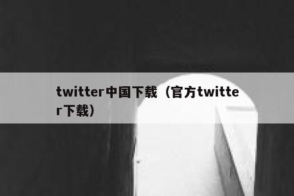 twitter中国下载（官方twitter下载） 第1张