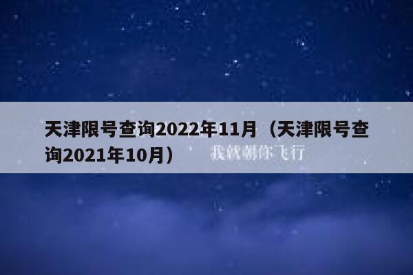 天津限号查询2022年11月（天津限号查询2021年10月） 第1张