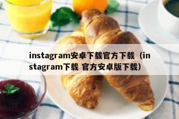 instagram安卓下载官方下载（instagram下载 官方安卓版下载） 第1张