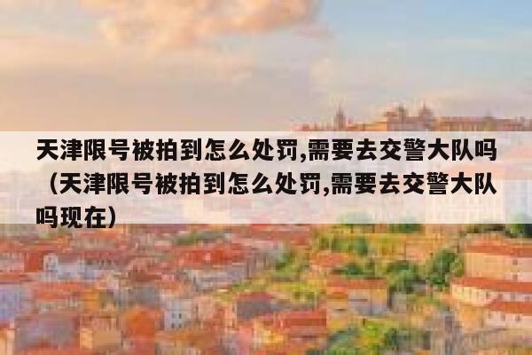 天津限号被拍到怎么处罚,需要去交警大队吗（天津限号被拍到怎么处罚,需要去交警大队吗现在） 第1张