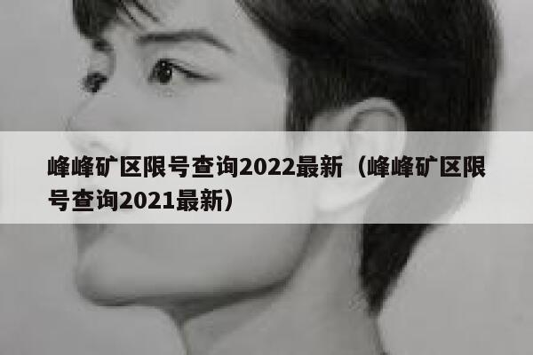 峰峰矿区限号查询2022最新（峰峰矿区限号查询2021最新） 第1张