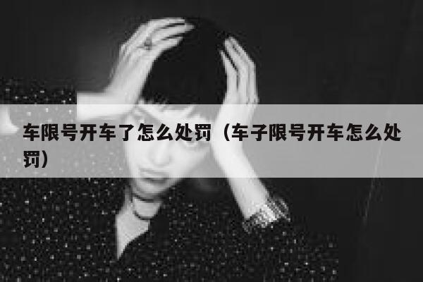 车限号开车了怎么处罚（车子限号开车怎么处罚） 第1张