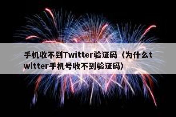 手机收不到Twitter验证码（为什么twitter手机号收不到验证码） 第1张
