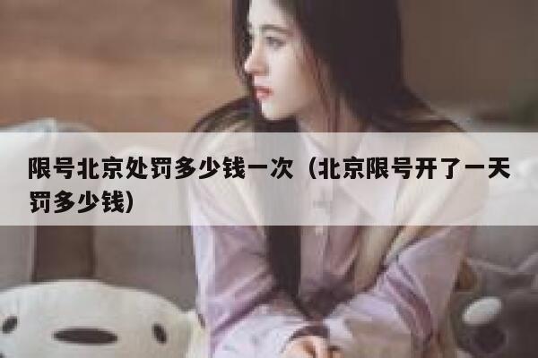 限号北京处罚多少钱一次（北京限号开了一天罚多少钱） 第1张