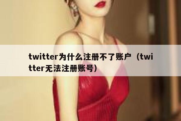 twitter为什么注册不了账户（twitter无法注册账号） 第1张