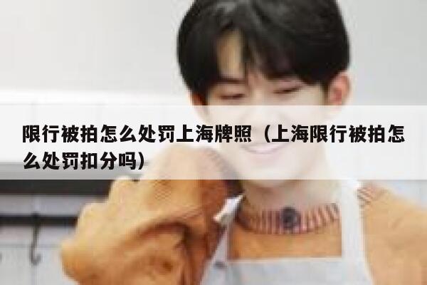 限行被拍怎么处罚上海牌照（上海限行被拍怎么处罚扣分吗） 第1张