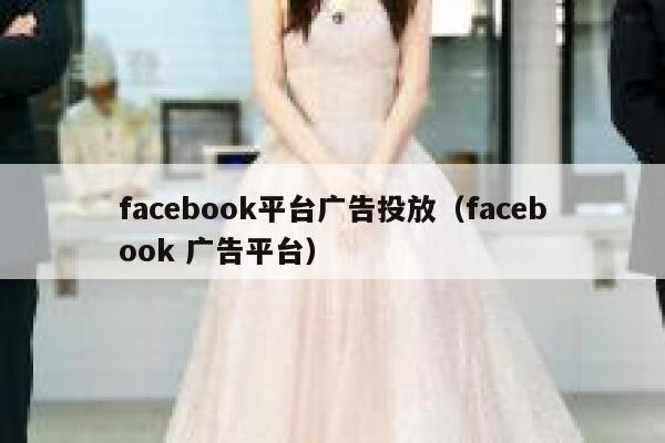 facebook平台广告投放（facebook 广告平台） 第1张