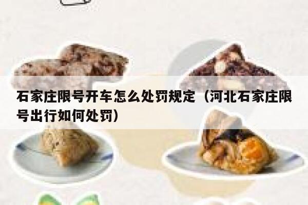 石家庄限号开车怎么处罚规定（河北石家庄限号出行如何处罚） 第1张