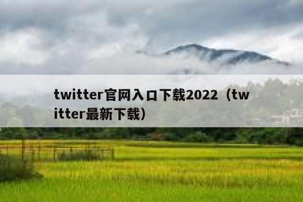 twitter官网入口下载2022（twitter最新下载） 第1张