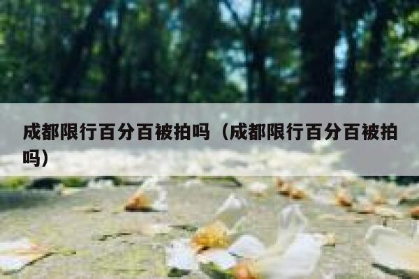 成都限行百分百被拍吗（成都限行百分百被拍吗） 第1张