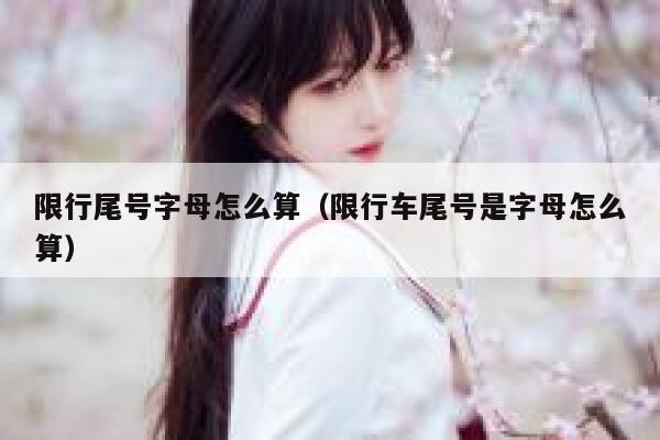 限行尾号字母怎么算（限行车尾号是字母怎么算） 第1张
