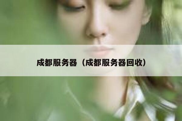 成都服务器（成都服务器回收） 第1张