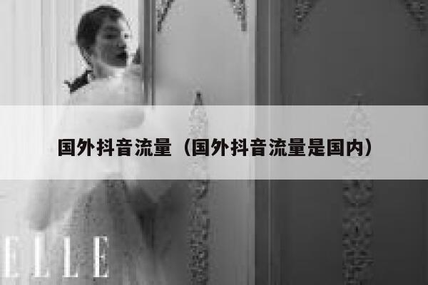 国外抖音流量（国外抖音流量是国内） 第1张