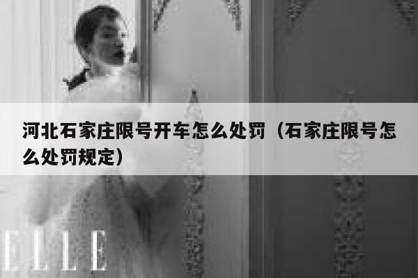 河北石家庄限号开车怎么处罚（石家庄限号怎么处罚规定） 第1张