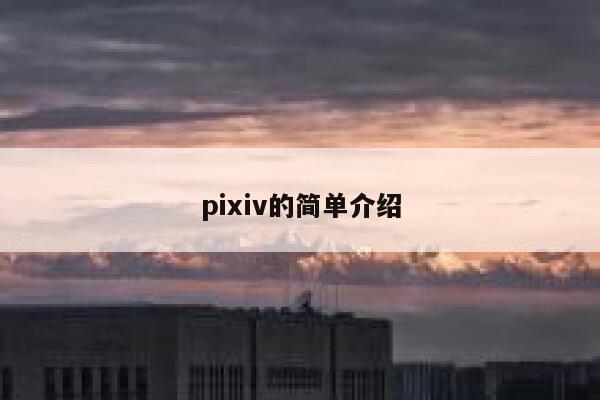 pixiv的简单介绍 第1张