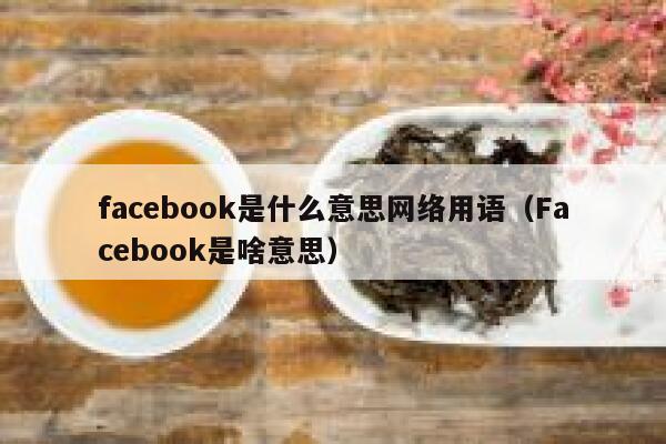 facebook是什么意思网络用语（Facebook是啥意思） 第1张