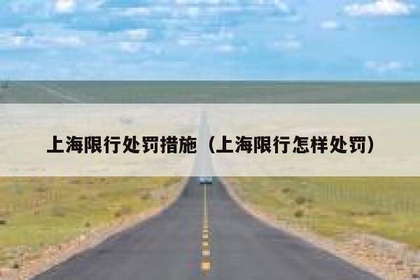 上海限行处罚措施(上海限行怎样处罚) 第1张 上海限行处罚措施(上海限行怎样处罚) 第1张