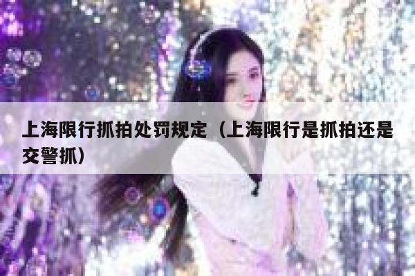 上海限行抓拍处罚规定（上海限行是抓拍还是交警抓） 第1张