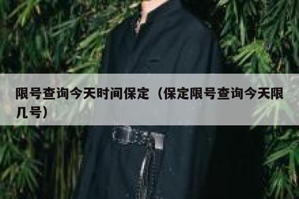 限号查询今天时间保定(保定限号查询今天限几号) 第1张 限号查询今天时间保定(保定限号查询今天限几号) 第1张