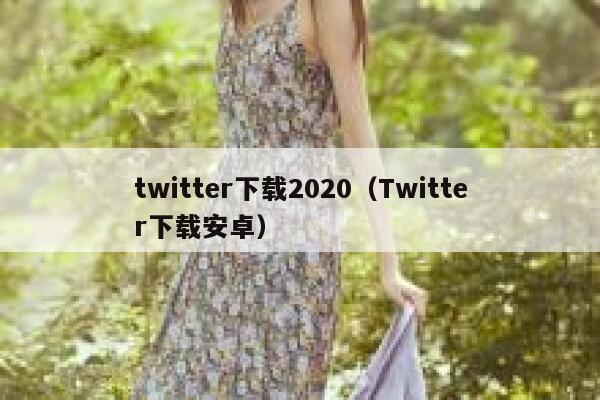 twitter下载2020（Twitter下载安卓） 第1张