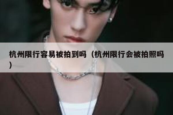 杭州限行容易被拍到吗（杭州限行会被拍照吗） 第1张